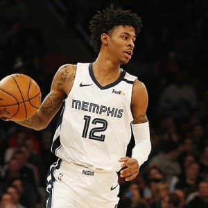  莫兰特闪电突破灰熊击败湖人终结其十连胜